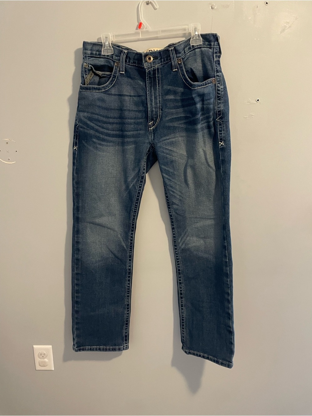 Ariat Men's Indigo Blue Relaxed Straight Jeans